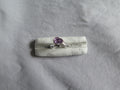 Anillo Hebras Amatista pera