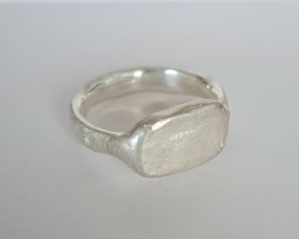 Anillo Sello Rústico