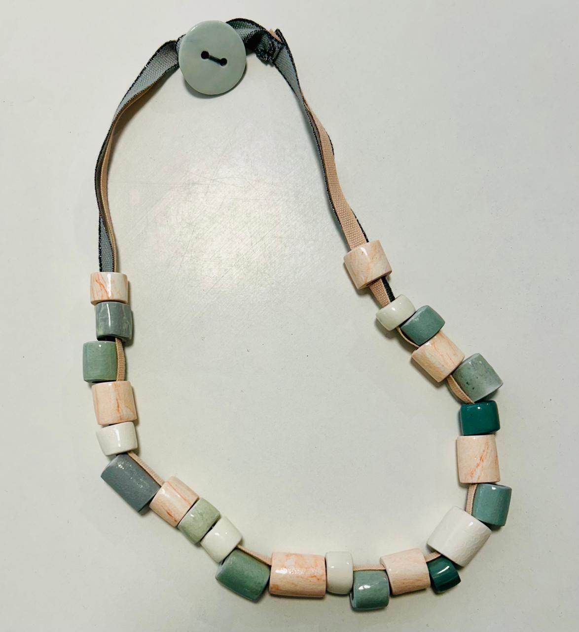 Collar Tubos Porcelana