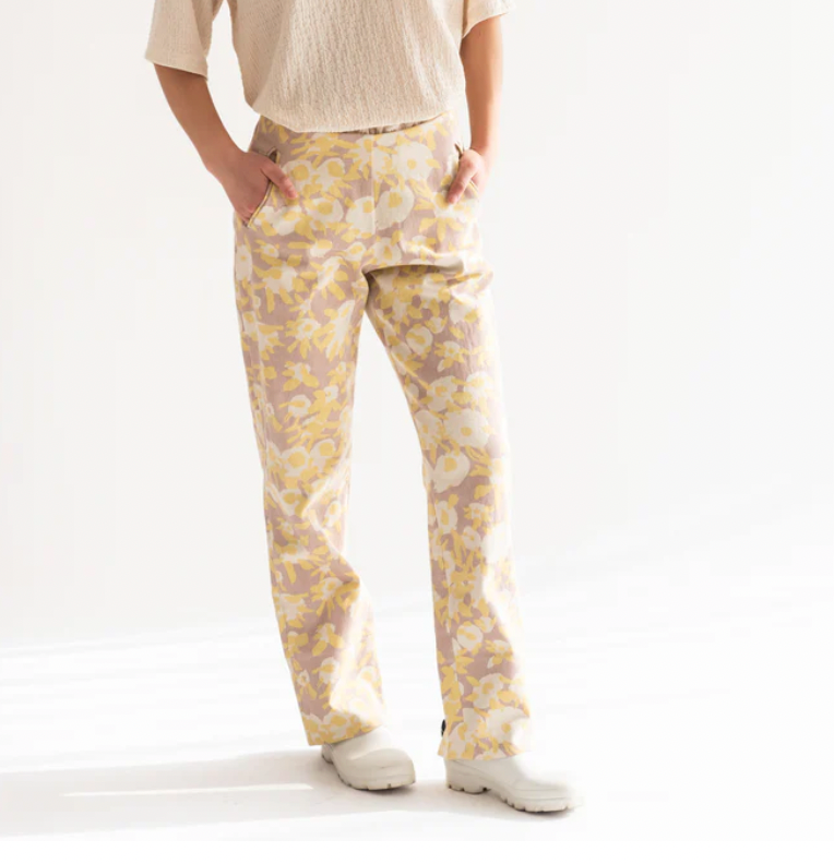 Pantalon Lisa mezcilla estampada
