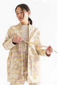 Chaqueta Kimono mezclilla estampada