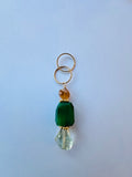 Charm gold Crisoprasa