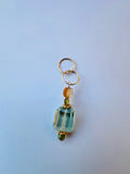 Charm gold Prasiolita