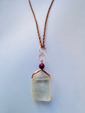 Cadena cobre Kunzita