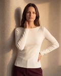 Polera Escote Almendra