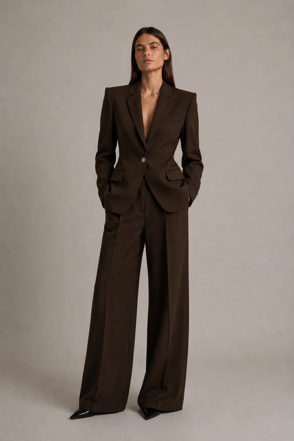 Sculpt Espresso Blazer