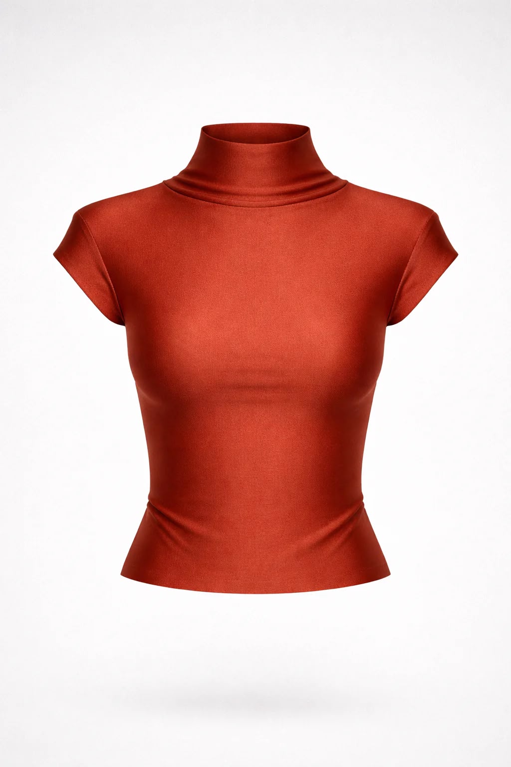Seamless Brick-Red Top