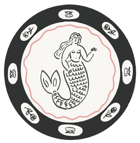 Plato Sirena 19 cm