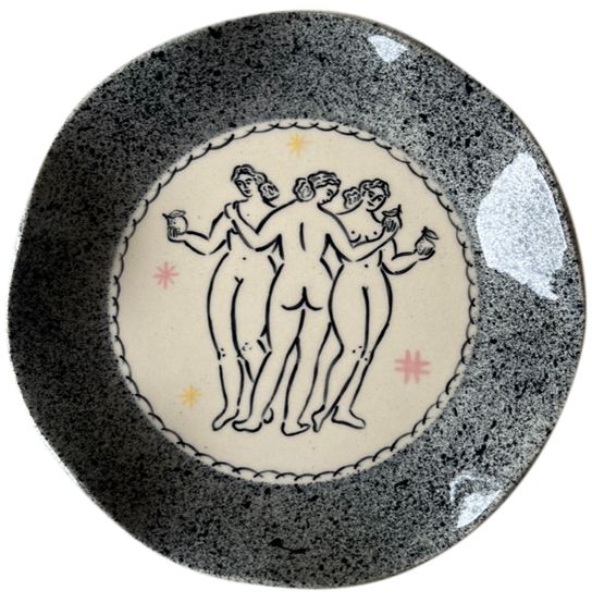 Plato Las Tres Gracias 18 cm